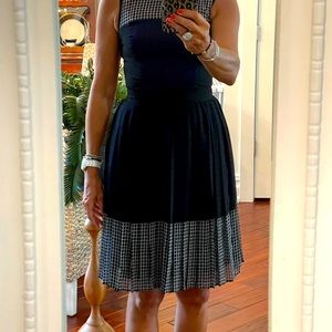 Halogen Pleated Sleeveless Dress